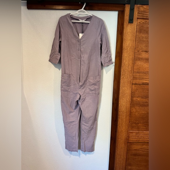 The Nines by HATCH Cropped Jumpsuit - Picture 4 of 9